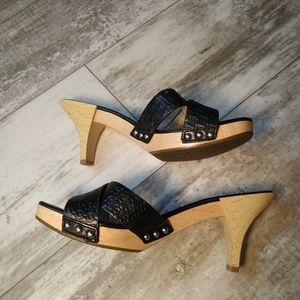 Michael Kors Black Studded Heels